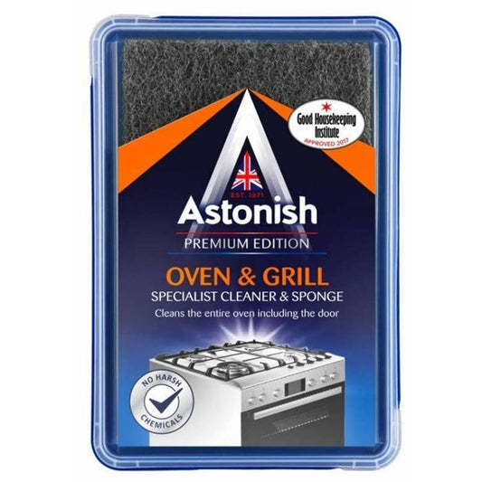 Astonish Paste Oven and Grill Cleaner and Sponge, 250g