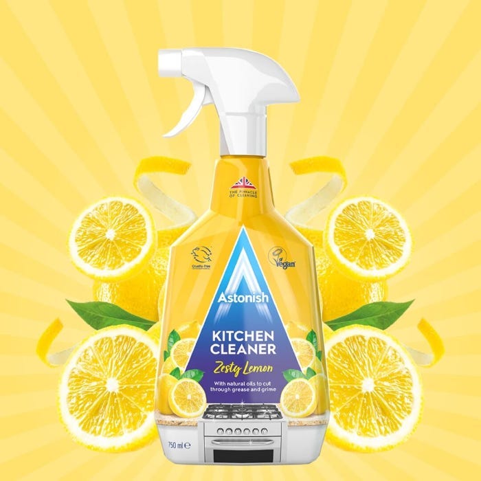 Astonish Kitchen Cleaner Zesty Lemon, 750ml