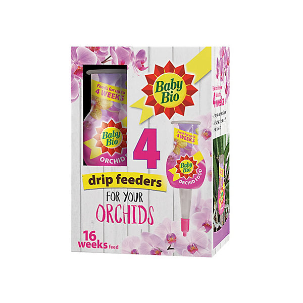 Baby Bio Orchid Liquid Drip feeder 40ml, Pack of 4