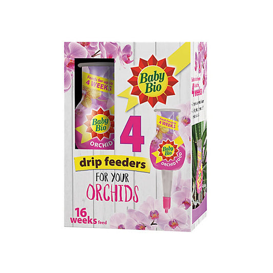 Baby Bio Orchid Liquid Drip feeder 40ml, Pack of 4
