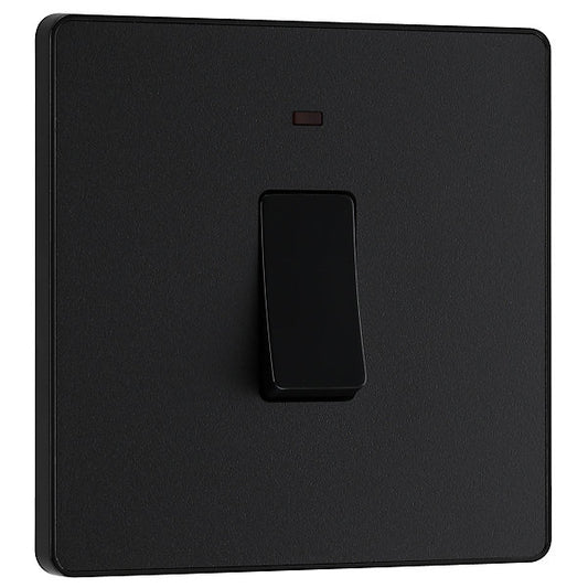 BG 20A 2 way 1 gang Appliance switch Screwless Matt Black