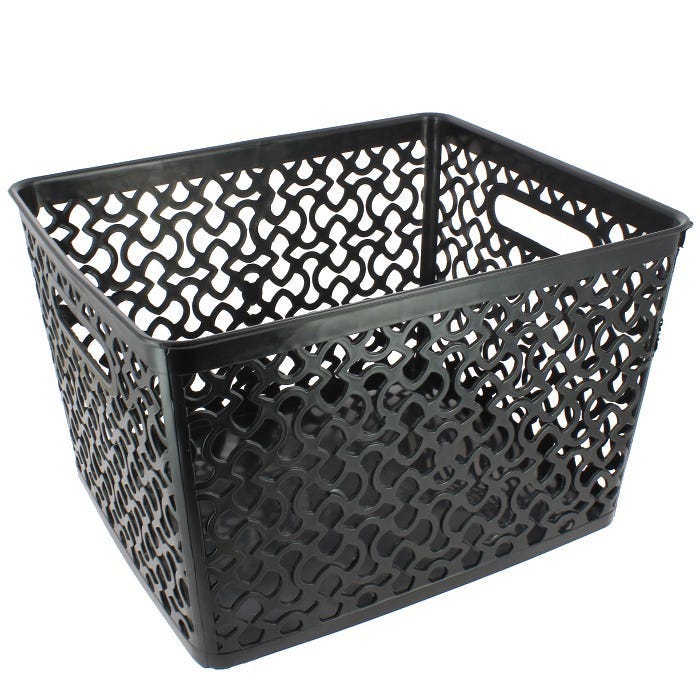 PEP&CO Home XXL Organiser Pattern Basket - Black