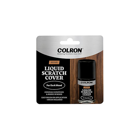 Colron Repair Dark wood Satin Furniture Liquid scratch cover, 14ml