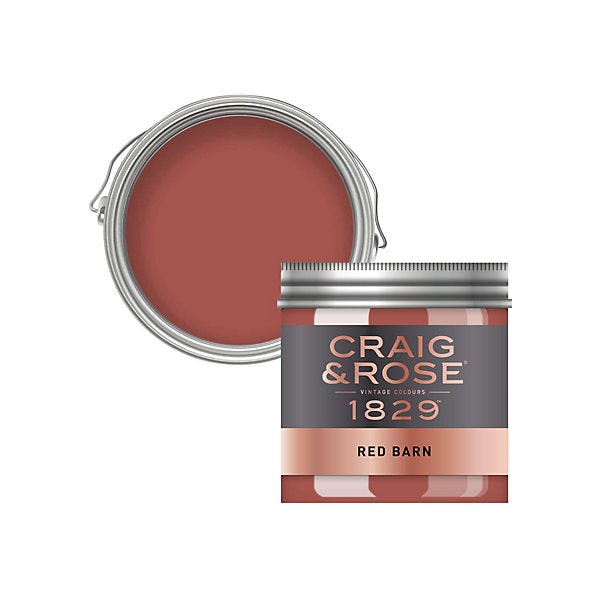 Craig & Rose 1829 Red Barn Chalky Emulsion paint, 50ml