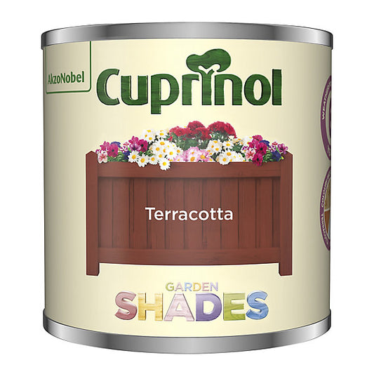 Cuprinol Garden shades Terracotta Matt Multi-surface Exterior Fencing & sheds Protector Wood paint, 125ml Tester pot