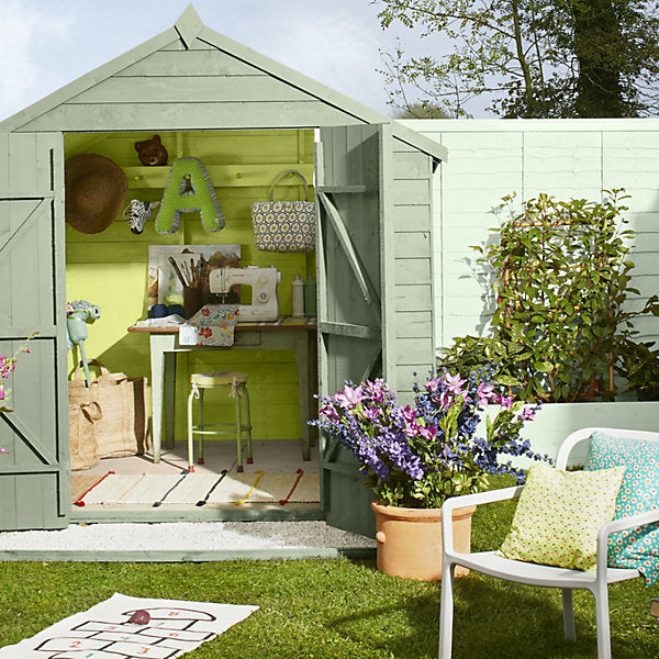 Cuprinol Garden shades Willow Matt Multi-surface Exterior Fencing & sheds Protector Wood paint, 125ml Tester pot