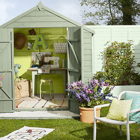 Cuprinol Garden shades Willow Matt Multi-surface Exterior Fencing & sheds Protector Wood paint, 125ml Tester pot