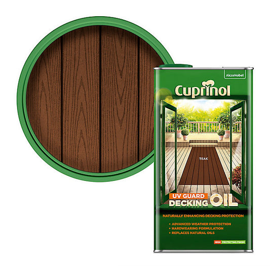 Cuprinol UV Guard Teak Wood oil, 5L