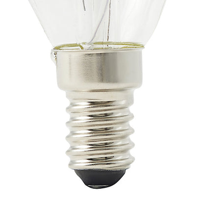 Diall 3.4W 470lm Clear Twisted candle Warm white LED filament Light bulb