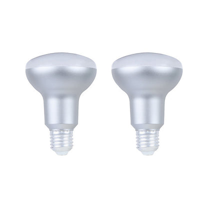 Diall 7.3W 806lm Frosted Reflector (R80) Warm white LED Light bulb, Pack of 2