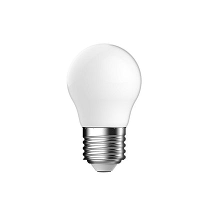 Diall E27 3.7W 500lm Milky Mini globe Neutral white LED filament Dimmable Filament Light bulb