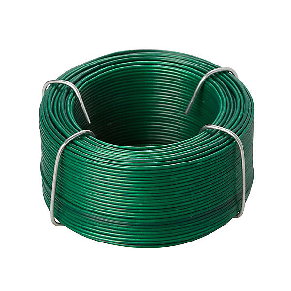 Diall Green PVC & steel Wire, (L)50m (Dia)0.8mm, 270g