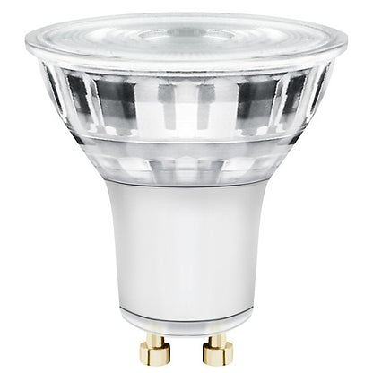 Diall GU10 3.6W 345lm 36° Clear Reflector spot Warm white LED Light bulb, Pack of 3