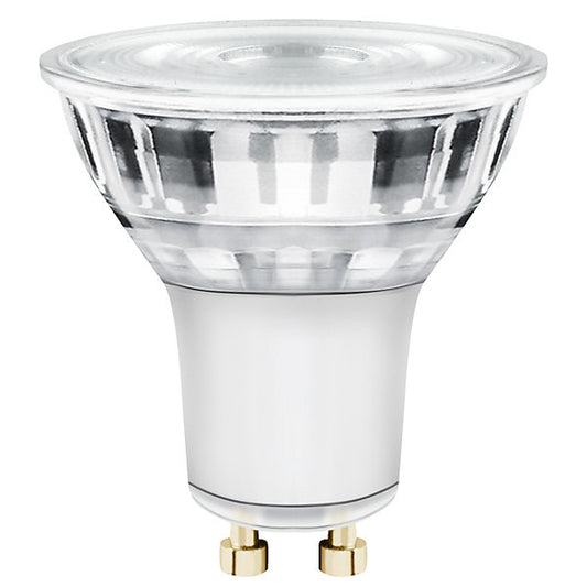 Diall GU10 3.6W 345lm 36° Clear Reflector spot Warm white LED Light bulb, Pack of 3