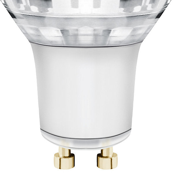 Diall GU10 3.6W 345lm 36° Clear Reflector spot Warm white LED Light bulb, Pack of 3