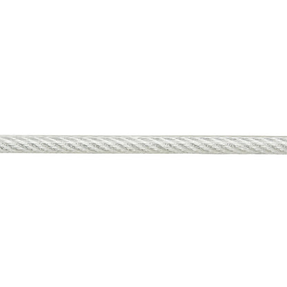 Diall White PVC & steel Cable, (L)10m (Dia)5mm, 530g