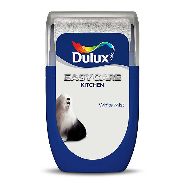 Dulux Easycare Kitchen White Mist Matt Wall paint, 30ml
