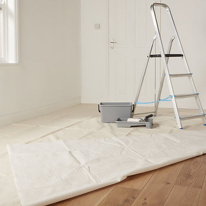GoodHome Cotton Dust sheet, (L)4m, (W)3m