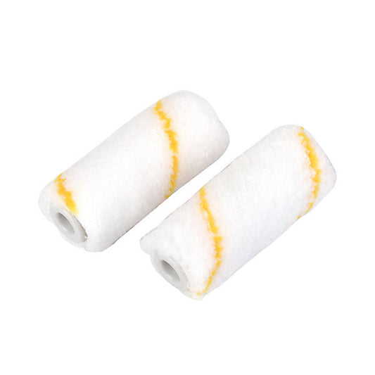 GoodHome Short Pile Microfibre 2½" Roller sleeve, Pack of 2