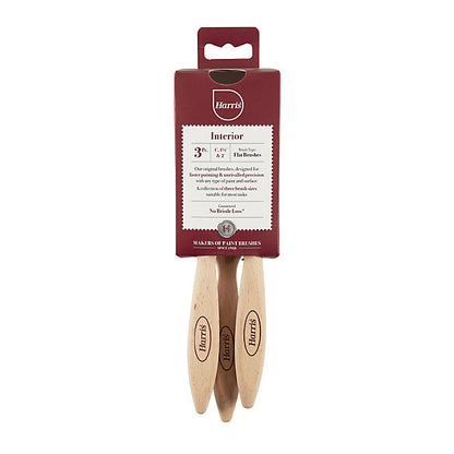 Harris Heritage Fine filament tip Paint brush, Pack of 3