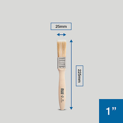 Harris Trade Emulsion & Gloss 1" Fine tip Comfort Interior Paint brush