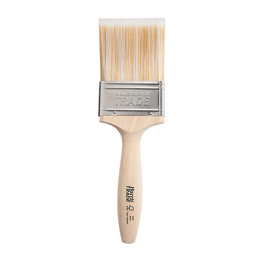 Harris Trade Emulsion & Gloss 3" Fine tip Comfort Interior Paint brush, Pack of 1