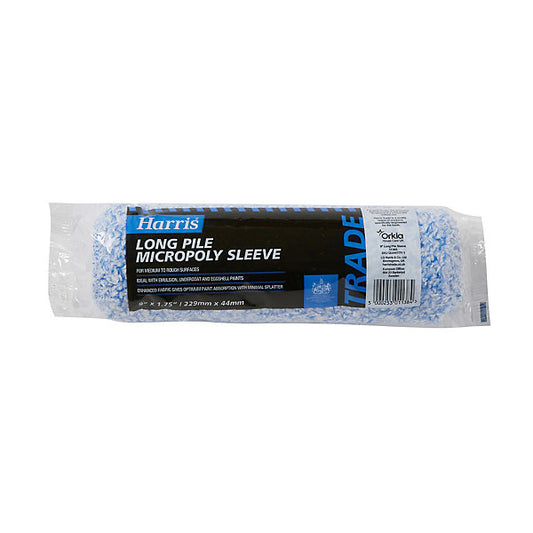 Harris Trade Long Pile Micropoly 9" Roller sleeve