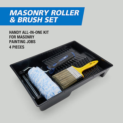 Harris Trade Masonry Polyamide 9" Roller kit, 4 pieces