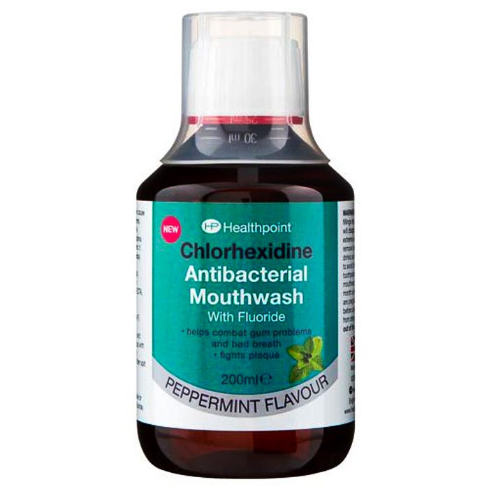 Healthpoint Chlorhexidine Antibacterial Mouthwash, 200ml