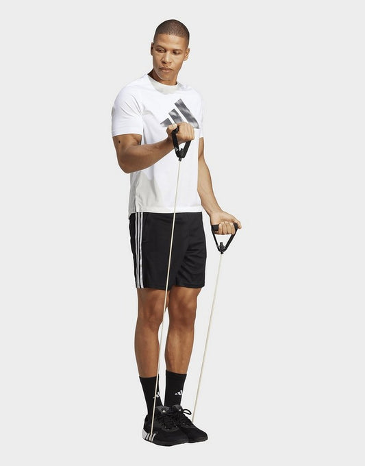 adidas Train Essentials Piqué 3-Stripes Training Shorts