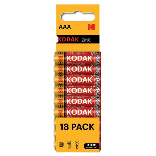 Kodak Zinc Battery AAA (Pack Of 18)