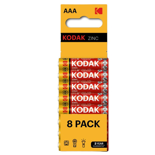 Kodak Zinc Battery AAA (Pack Of 8)