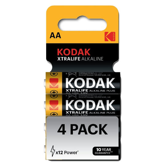 Kodak AA XtraLife Alkaline (Pack of 4)