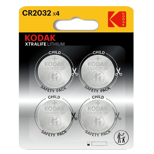 Kodak Lithium Cell CR2032 (Pack of 4)
