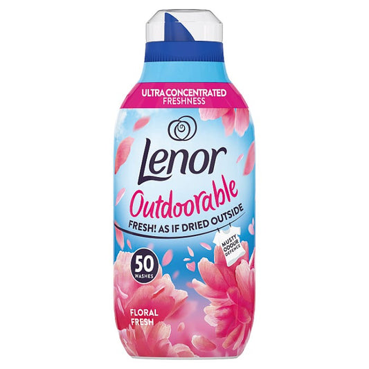 Lenor Outdoorable Floral Fresh Fabric Conditioner - 50 Washes, 700ml