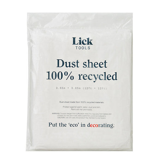 LickTools Large 100% Recycled Plastic Dust sheet