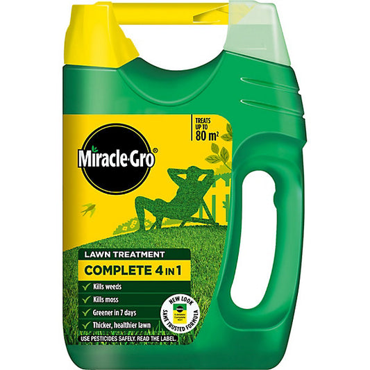 Miracle-Gro Complete 4in1 Lawn treatment Granules 80m² 2.8kg