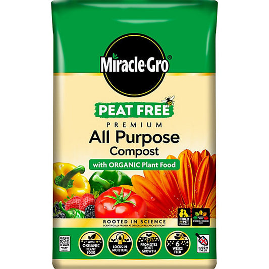 Miracle-Gro Peat-free Multi-purpose Compost 40L