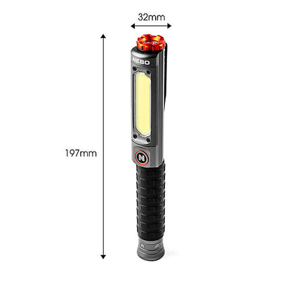 Nebo Big Larry Pro 3.7V Cordless Integrated LED Rechargeable Work light, 600lm