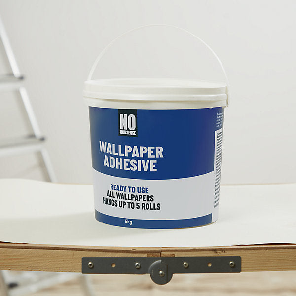 No Nonsense Ready mixed Wallpaper Adhesive 5kg - 5 rolls