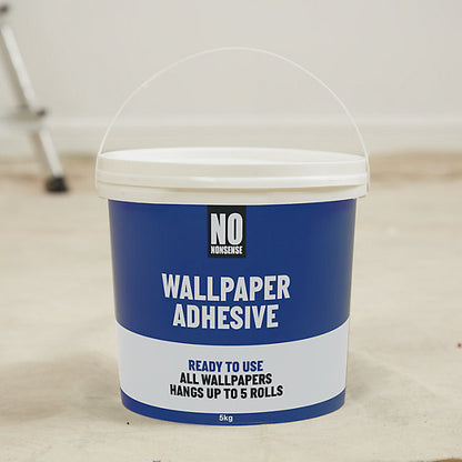 No Nonsense Ready mixed Wallpaper Adhesive 5kg - 5 rolls