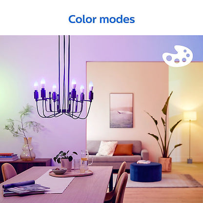Philips WiZ SES 40W LED Cool white, RGB & warm white Candle Dimmable Light bulb