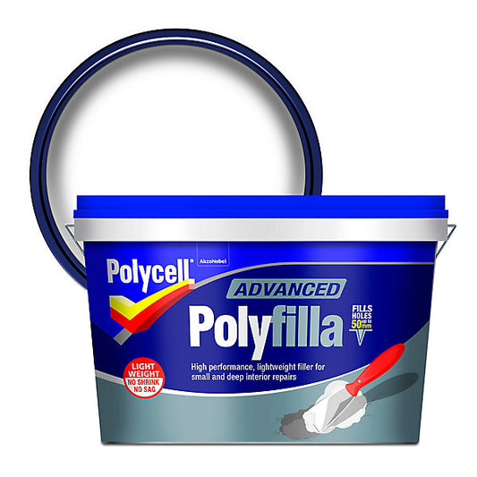 Polycell Lightweight White Ready mixed Filler, 2kg