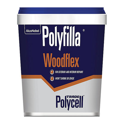 Polycell Polyfilla Light grey Wood Filler, 600ml