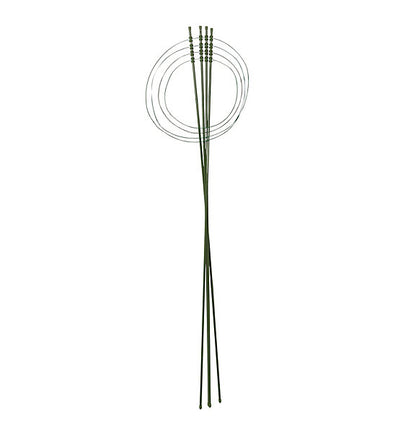 Polyethylene (PE), PVC & steel Collapsible circular Plant support (L)130cm (W)37cm (Dia)37cm