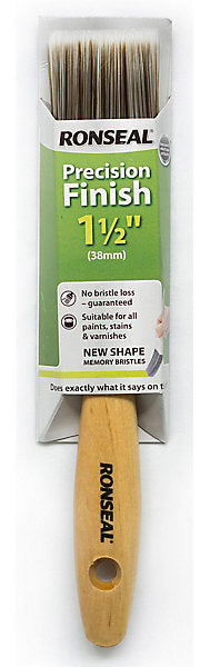 Ronseal Precision finish 1½" Fine tip Soft grip Paint brush