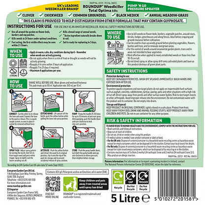 Roundup Weed control Weed killer 5L