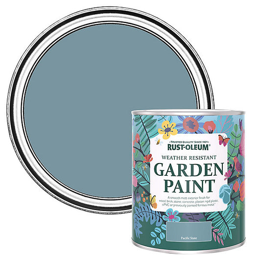 Rust-Oleum Pacific State Matt Multi-surface Exterior Topcoat Paint, 750ml Tin