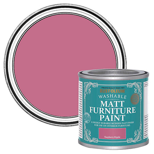 Rust-Oleum Raspberry Ripple Matt Multi-room Furniture paint, 125ml