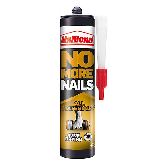 UniBond No More Nails Quick Drying White All materials Grab adhesive 390g